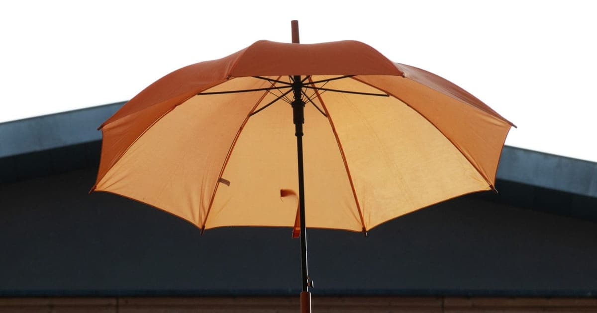 An umbrella, representing insurance cover